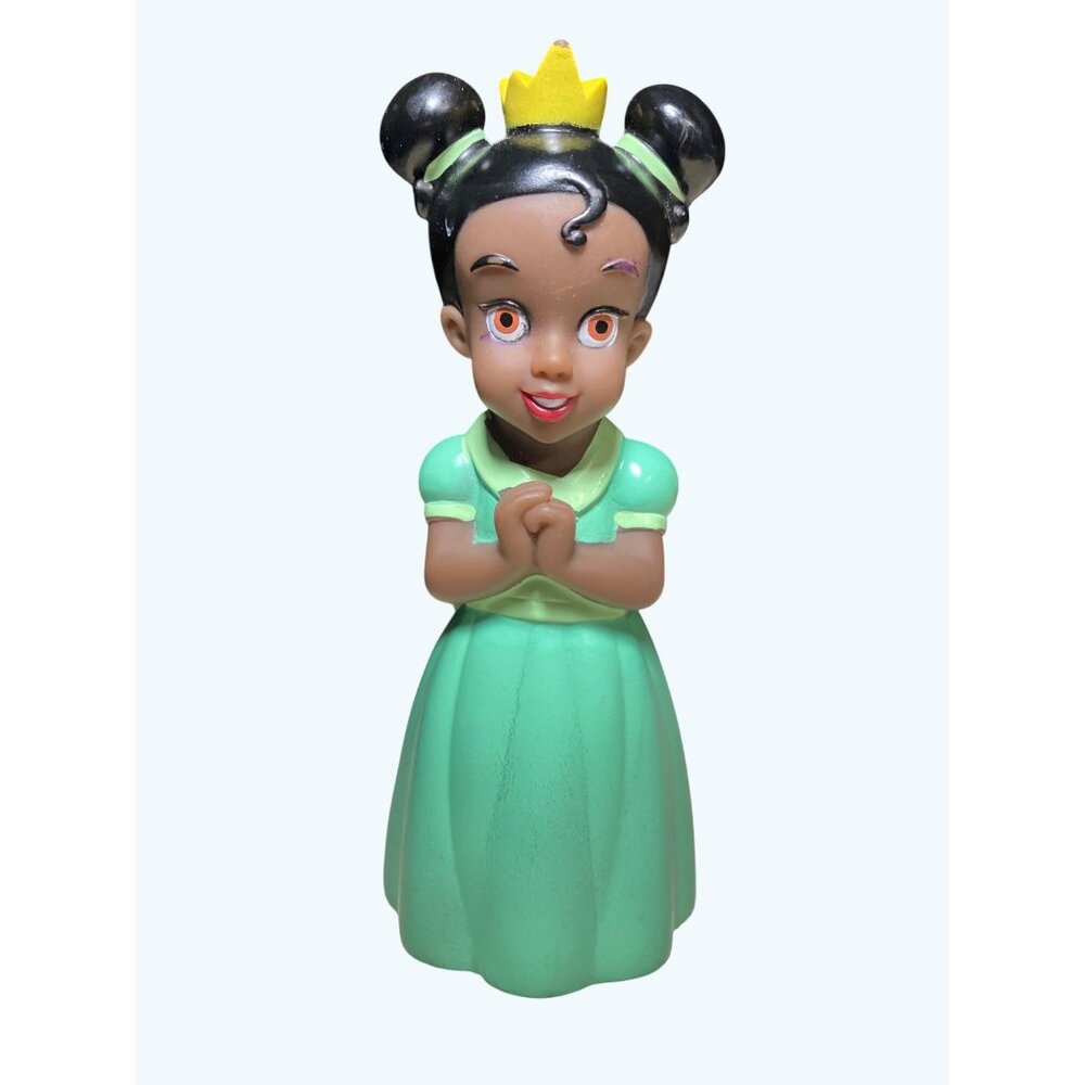 Princess Tiana Small Soft Vinyl Squeak Toy Disney Character Figurine 5.5" Tall